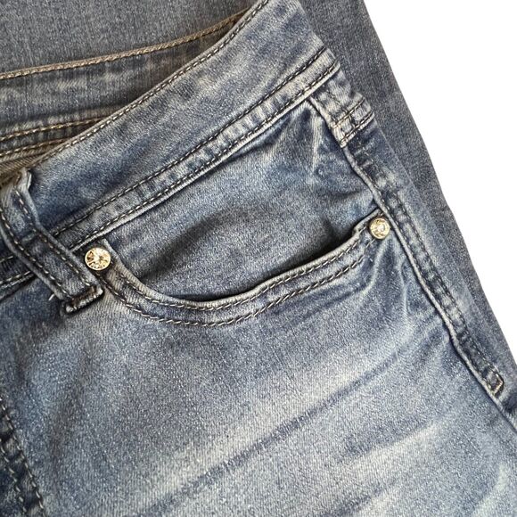 Earl Jeans Women 8 Cropped Mid Rise Stretch (W28 L23) - Picture 5 of 14